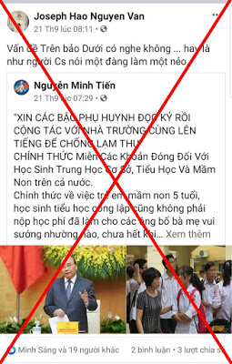 Có hay không việc miễn học phí cho trẻ em mầm non?