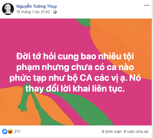 Có lẽ đã đến lúc cho chủ FB Nguyễn Tường Thuỵ “nhập kho”