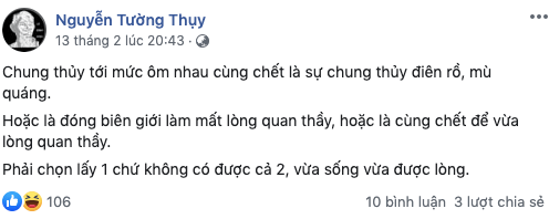 Có lẽ đã đến lúc cho chủ FB Nguyễn Tường Thuỵ “nhập kho”