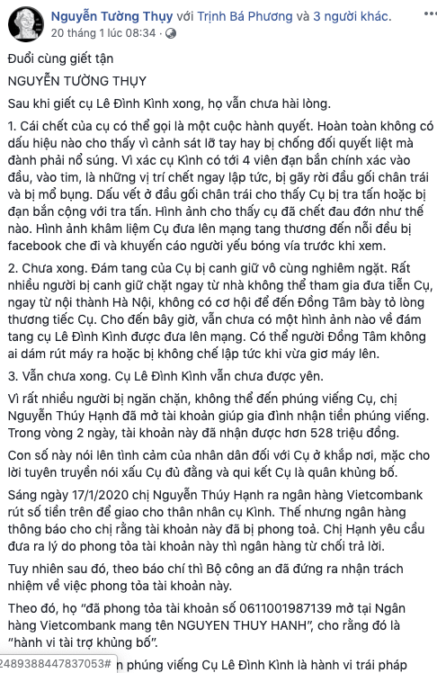 Có lẽ đã đến lúc cho chủ FB Nguyễn Tường Thuỵ “nhập kho”