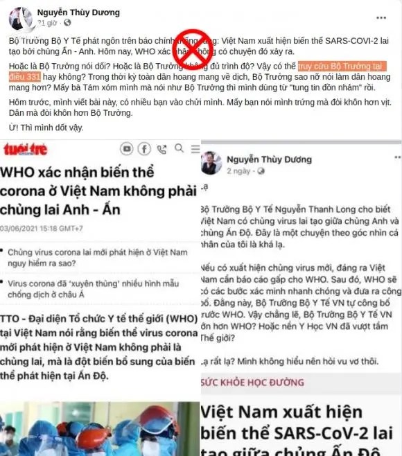 Có thật Bộ trưởng Y tế nói sai về biến chủng Covid-19 tại Việt Nam? Có thật Bộ trưởng Y tế nói sai về biến chủng Covid-19 tại Việt Nam?
