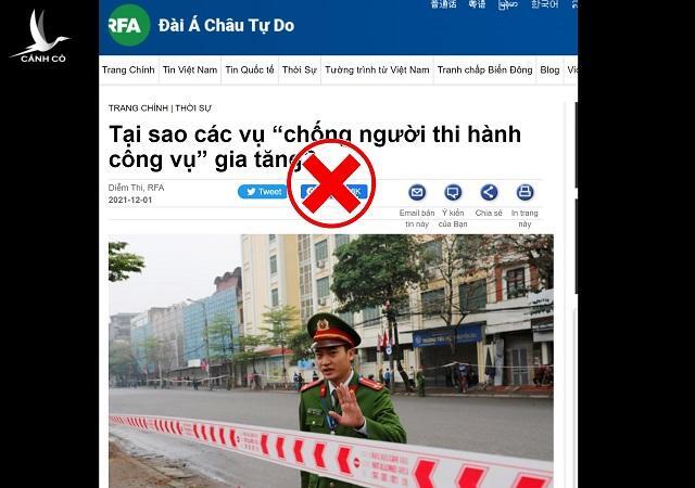 Có thứ “dân chủ” nào lại đi cổ súy cho hành vi chống người thi hành công vụ?