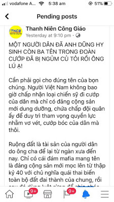 Cổ xúy cho đám giặc cỏ tại Đông Tâm – số giáo sỹ cực đoan đang vấy bẩn lên chiếc áo thầy tu