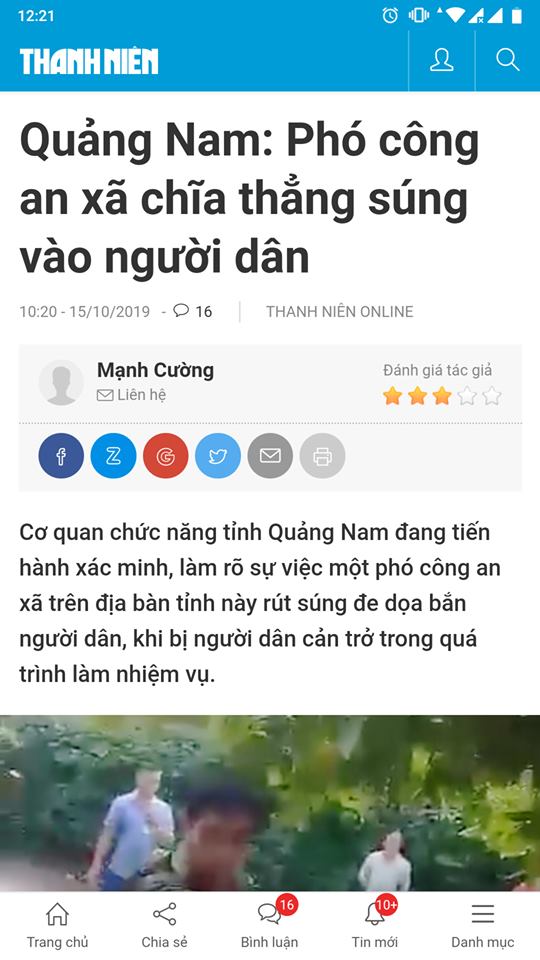 Công an bị tước mất súng, mất nốt công cụ hỗ trợ thì.... còn gì?