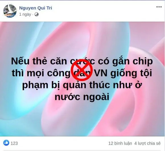 Công an gắn chip điện tử trên thẻ căn cước công dân là vi phạm nhân quyền?