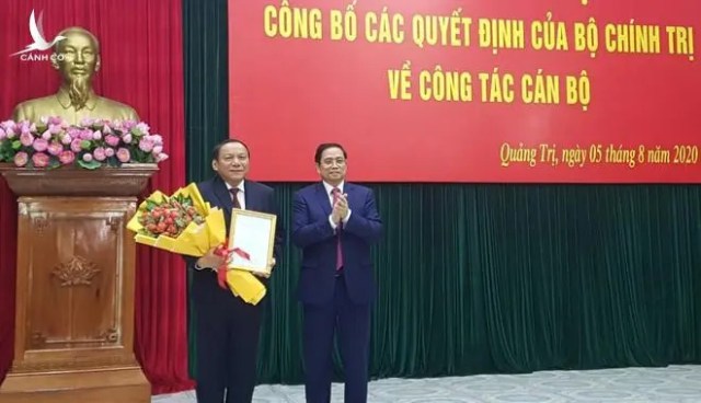 Công bố quyết định của Bộ Chính trị về chức danh Bí thư Tỉnh ủy Quảng Trị