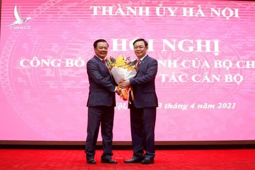 Công bố quyết định đồng chí Đinh Tiến Dũng làm Bí thư Thành ủy Hà Nội