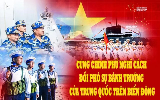 Cùng Chính phủ nghĩ cách đối phó sự bành trướng của Trung Quốc trên biển Đông