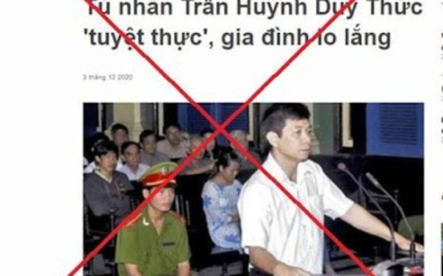  “Tù nhân lương tâm” bị ngược đãi?