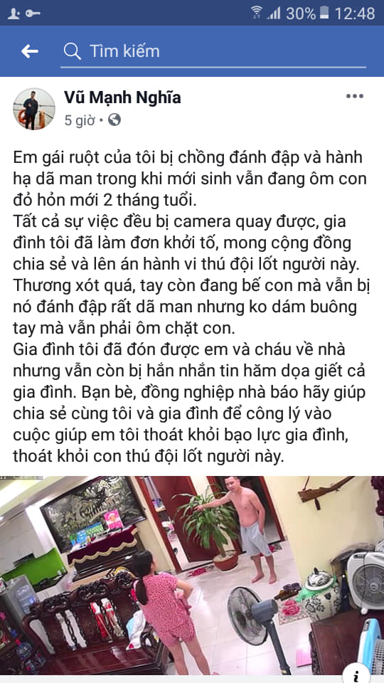 Dân mạng phẫn nộ với vụ võ sư đánh vợ khiến gia đình vợ kêu cứu!