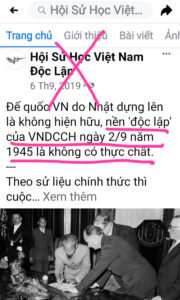 Dân mạng tố cáo tổ chức bí mật “Hội Sử học Việt Nam độc lập”