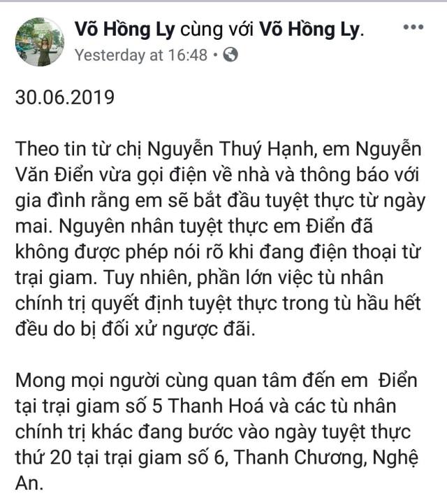 Đang tuyệt thực gọi điện về nhà mang đồ tiếp tế