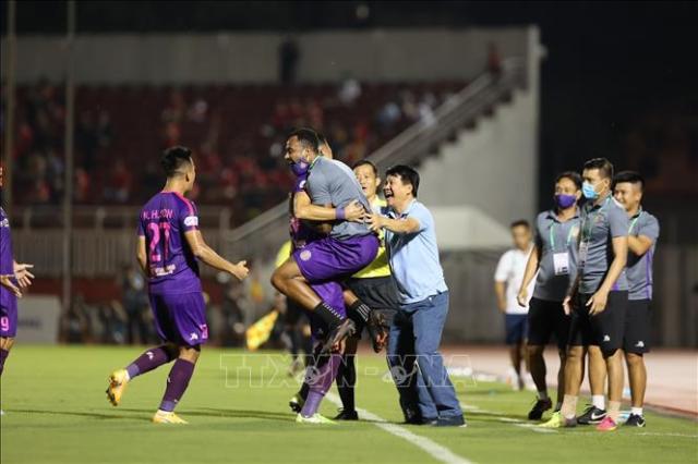 Đánh bại Hồng Lĩnh Hà Tĩnh, Sài Gòn FC tiếp tục duy trì ngôi đầu bảng