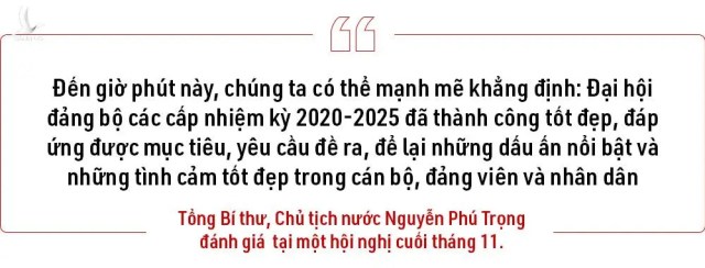 Dấu ấn về kỳ Đại hội Đảng “3 trong 1”