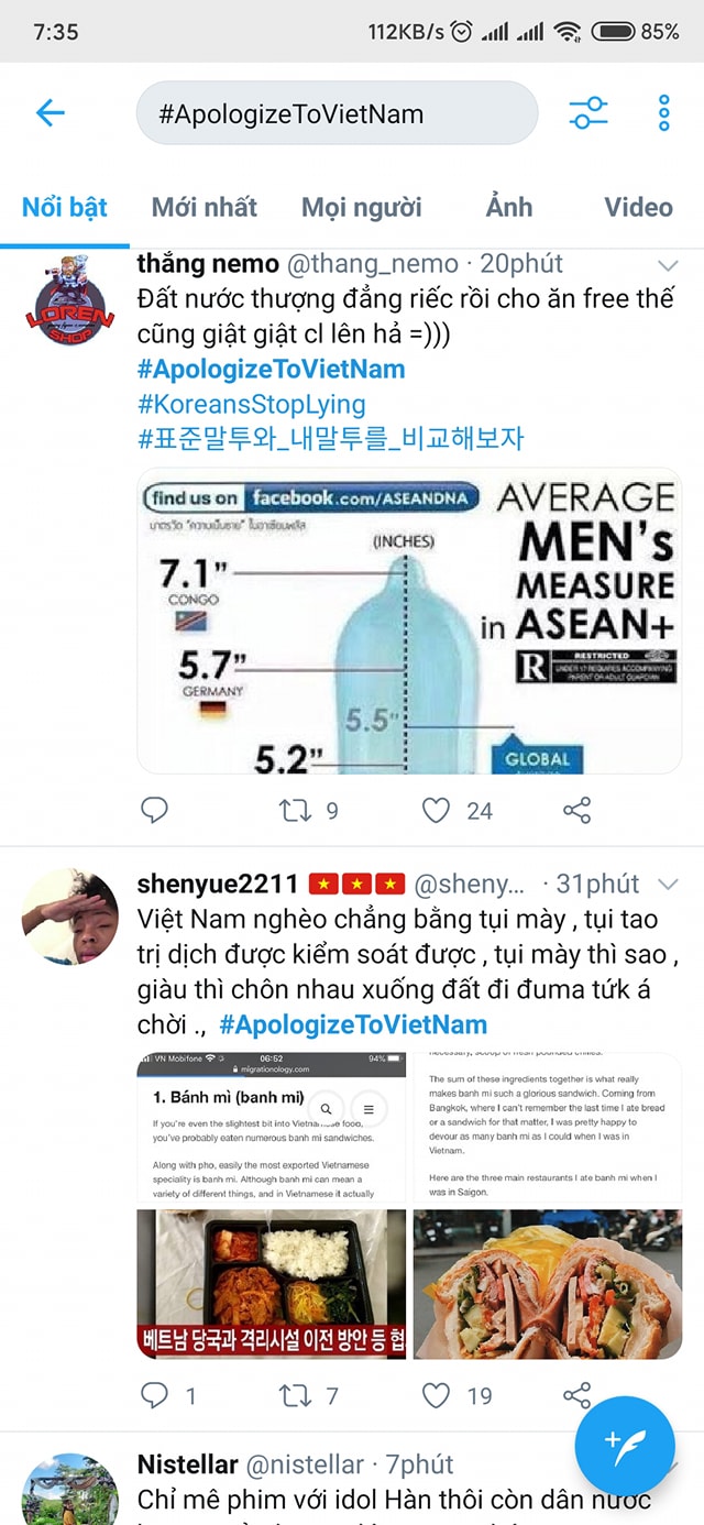 Đêm qua đến nay, một chiến dịch rộng lớn được phát động trên twitter. Những người con Đông Lào đang khiến các hastag #ApologizeToVietnam, #Vietnamdidwell hay #K...