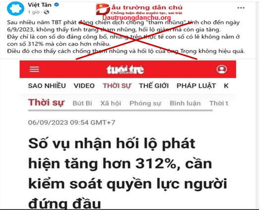 Đến những em học sinh lớp 5, lớp 6 cũng hiểu vậy mà Việt Tân lại không hiểu?