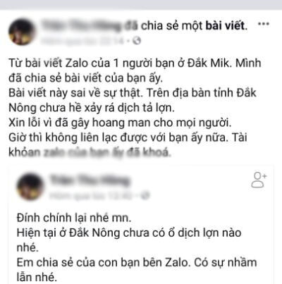 Điều tra tài khoản Facebook tung tin đồn khủng khiếp về 'đào heo chết lên bán'