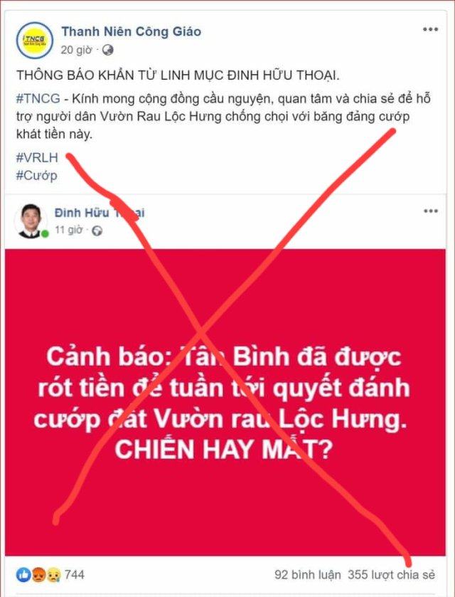 Đổ Thêm Dầu Vào Lửa Của Linh Mục Đinh Hữu Thoại