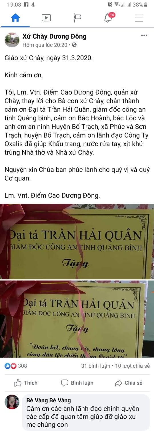 Đoàn kết, chung sức cùng các cơ sở tôn giáo chiến thắng đại dịch Covid-19