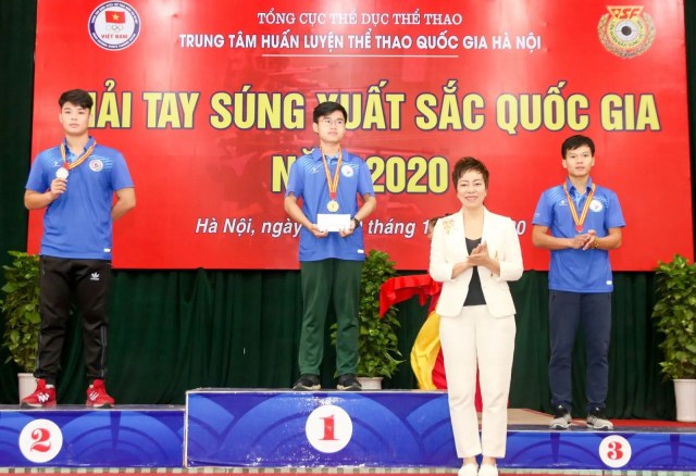 Đoàn Quân đội dẫn đầu giải tay súng xuất sắc quốc gia 2020