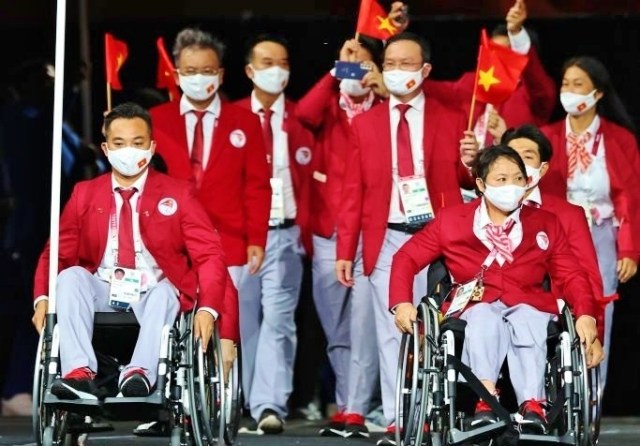 Đoàn Thể thao Việt Nam rạng rỡ tại Lễ khai mạc Paralympic Tokyo 2020