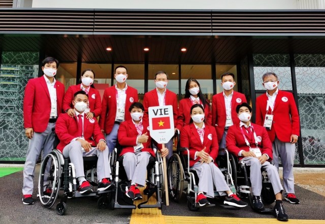 Đoàn Thể thao Việt Nam rạng rỡ tại Lễ khai mạc Paralympic Tokyo 2020