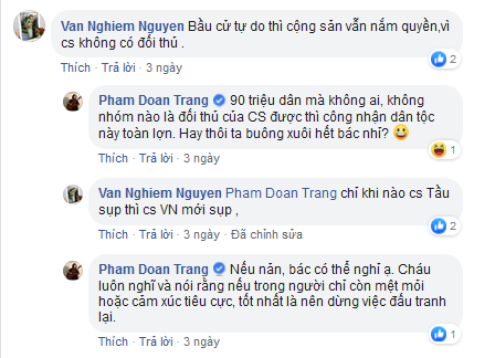 Đoan Trang chỉ là người thực hiện quyền tự do ngôn luận?