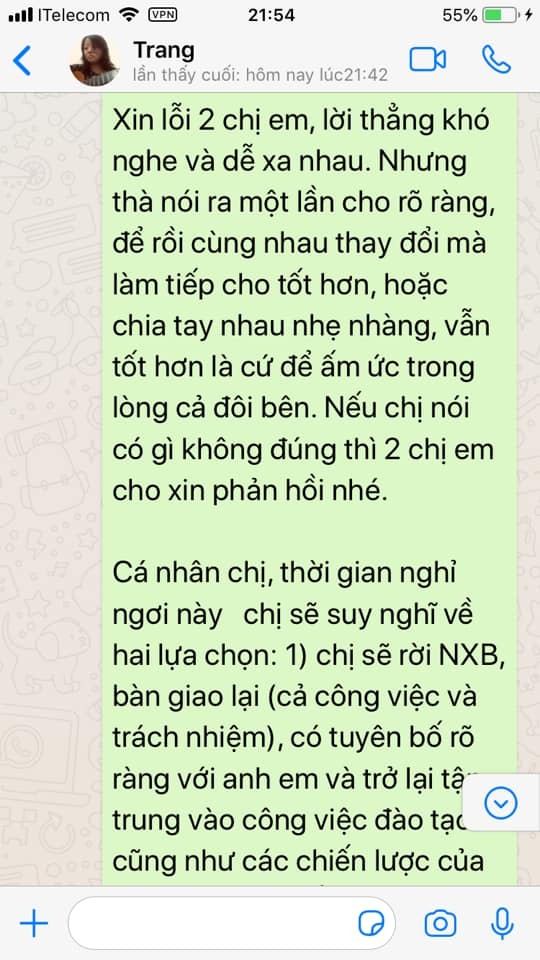 Đoan Trang khai trừ Phương Hoa để dọn đường cho người thừa kế NXB Tự Do?