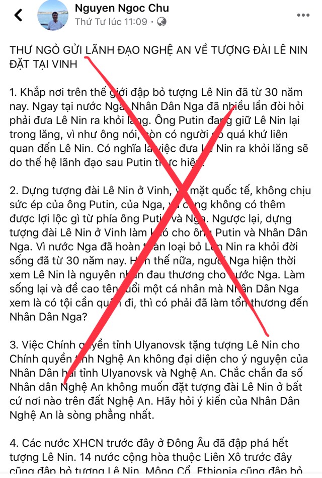 Đôi điều với Nguyễn Ngọc Chu về tượng đài Lê Nin