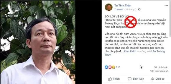 Đôi lời về ông “Phó chủ tịch hội” Nguyễn Tường Thụy