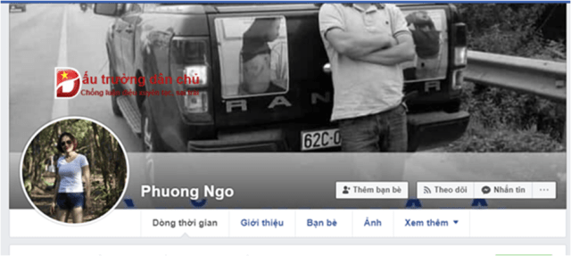 Đối tượng Phuong Ngo trên facebook là ai?