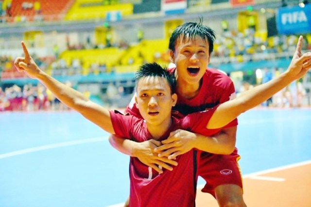 Đội tuyển futsal Việt Nam quyết tâm tái lập thành công của FIFA Futsal World Cup 2016