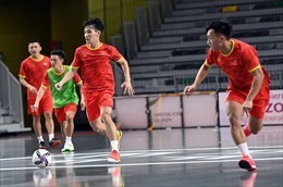 Đội tuyển futsal Việt Nam sẵn sàng với thử thách mang tên tuyển Brazil