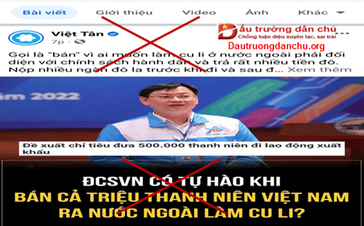 Đơn giản thế mà Việt Tân cũng không hiểu...