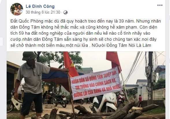 Đồng Tâm sau cuộc họp 27/8/2019: Phản kháng bằng những tiếng chửi đổng