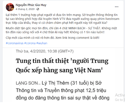 Dưa Leo - kẻ chuyên lan truyền tin giả (fake news), thông tin sai sự thật, tin chưa kiểm chứng