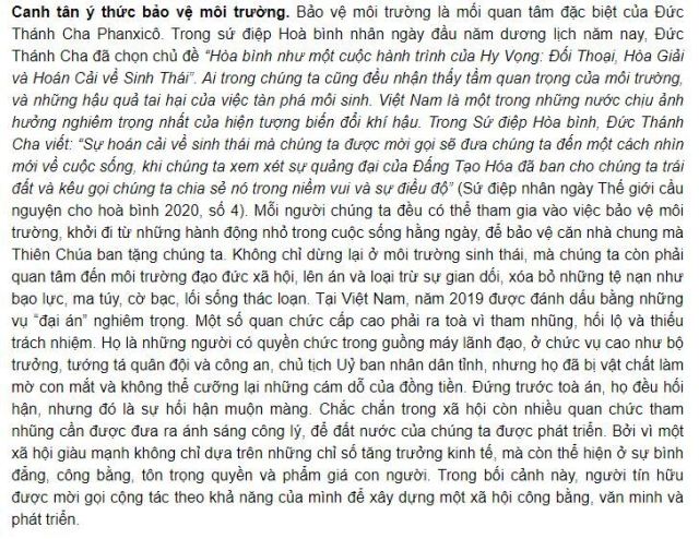 Đức Tổng Giám mục Hà Nội hay linh mục Nguyễn Ngọc Nam Phong đã quên?!