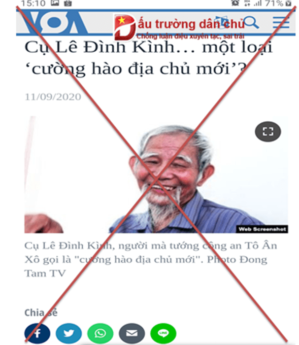 Đừng ‘bẻ chữ’ tấn công vào phát biểu của Thiếu tướng Tô Ân Xô về vụ Đồng Tâm