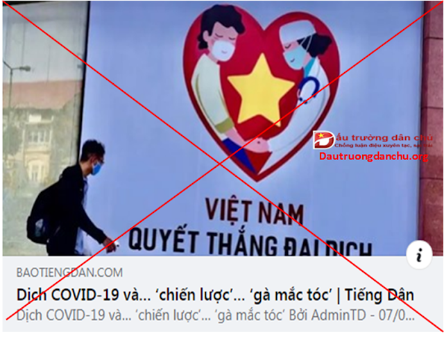 Đừng bình luận công tác phòng, chống dịch của Việt Nam theo kiểu của 'kẻ hoang tưởng'