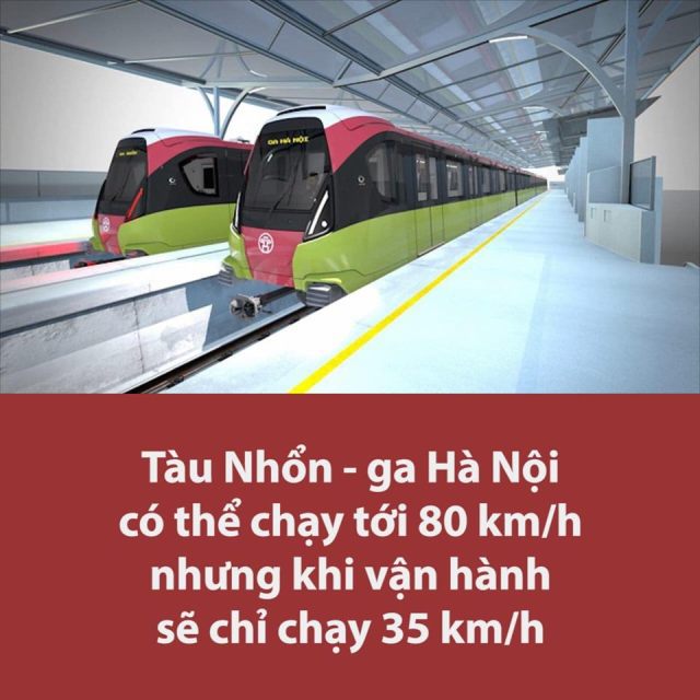 Đường sắt Nhổn - Ga Hà Nội: Chậm, chậm cái lon