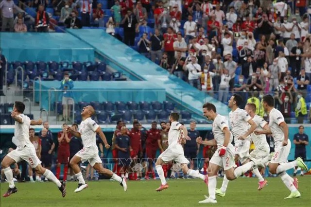 EURO 2020: Chiến thắng trong loạt sút luân lưu, Tây Ban Nha vào bán kết