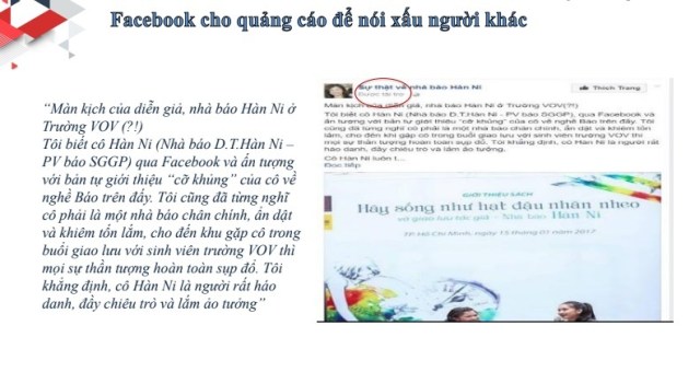 Facebook dung túng cho những hành vi phi pháp, phản động ở Việt Nam