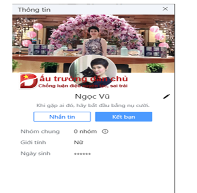 Facebook 'Ngoc Vu' là ai?