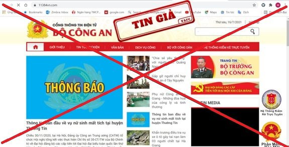 Giả mạo Cổng thông tin điện tử Bộ Công an lừa đảo: Cần truy vết để xử lý nghiêm