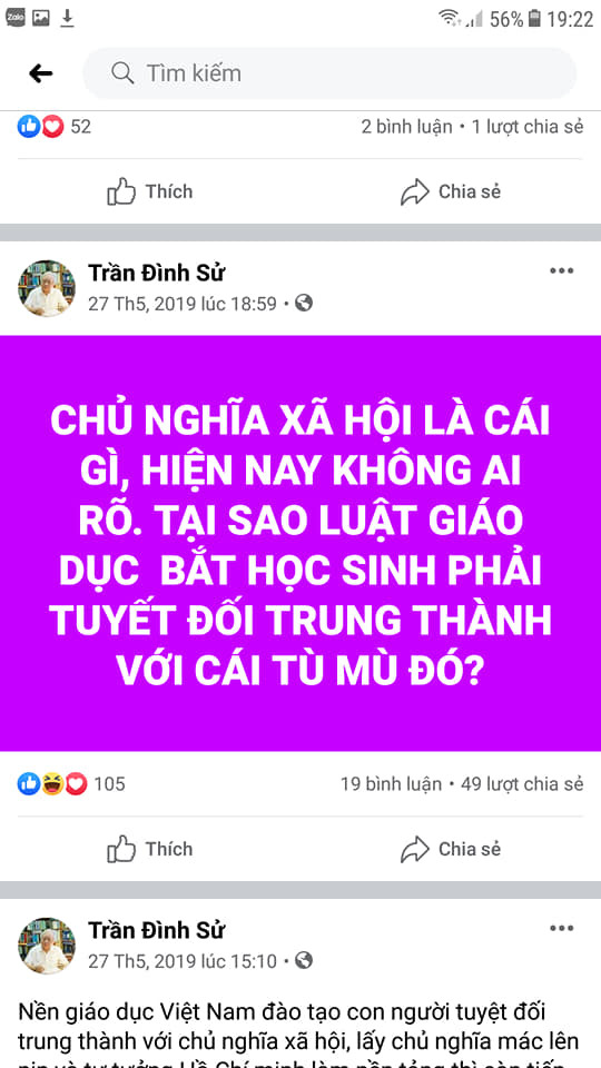 Giặc ở ngay sau lưng anh đó, Bộ trưởng Phùng Xuân Nhạ ạ.