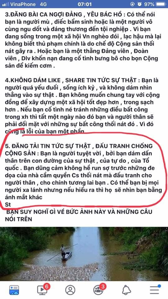 “Giáo xứ Mỹ Khánh” bày cho người dân cách vào tù!