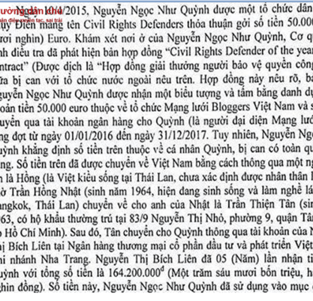 Ông chủ blog 'dân làm báo' phối hợp với Nguyễn Ngọc Như Quỳnh 'ăn chặn' 50 nghìn Euro?