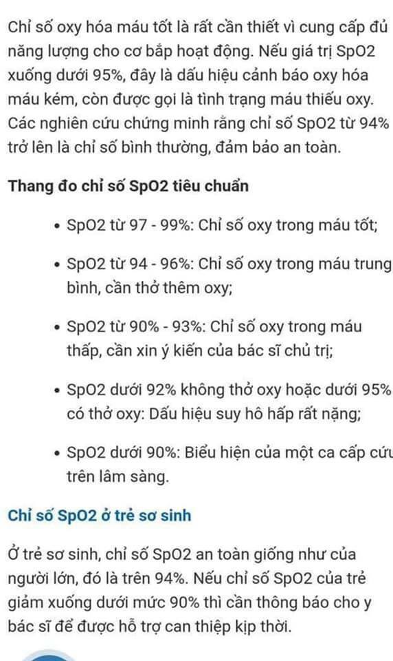 Góc bóc phốt: SpO2 là gì?