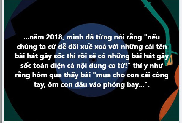 Góc nhìn văn hóa: Nhạc nhảm, 'nhạc rác' - điểm dừng ở đâu?