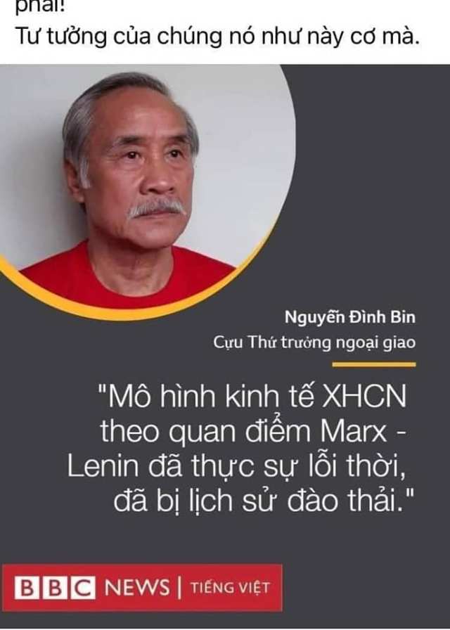 Gửi ông Nguyễn Đình Bin!